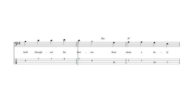 Go Tell It on the Mountain Bass Guitar Tab смотреть онлайн