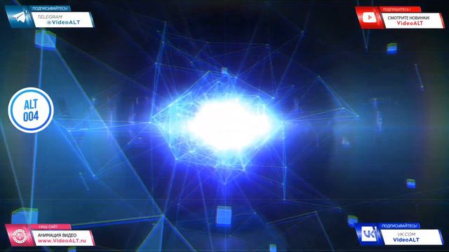 Анимация кубов с логотипами ALT 004 смотреть онлайн