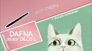 Обзор графического планшета XPPen Deco L Pink