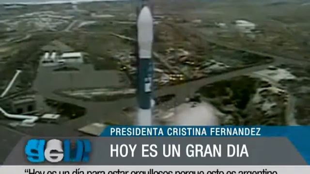 AEN 13-6-2011 11 Hs: Lanzamiento Satelite SAC - D Aquarius -  Argentina Brasil Positivo Notebooks