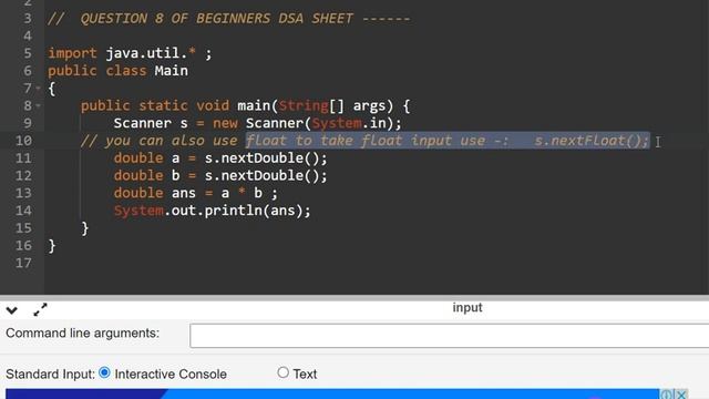 Question 8Basic beginners DSA sheet