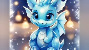 Дракончик - Символ года 2024. Авторские иллюстрации.