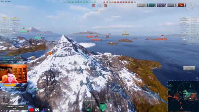 АВИАНОСЕЦ MIDWAY (НОВАЯ СБОРКА) VS ROOSEVELT!  ЧТО ОКАЖЕТСЯ СИЛЬНЕЕ? WORLD OF WARSHIPS