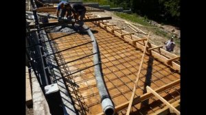 Фундамент, лестница и терраса