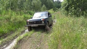Нива на ВлИ-5 и ЛуАЗ по бездорожью #АвтоФормула 4х4