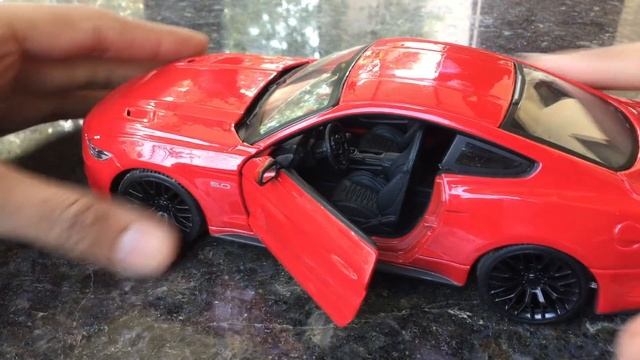 Diecast Unboxing- 2015-2016 Ford Mustang GT 1/24 official Ford Scale model смотреть онлайн