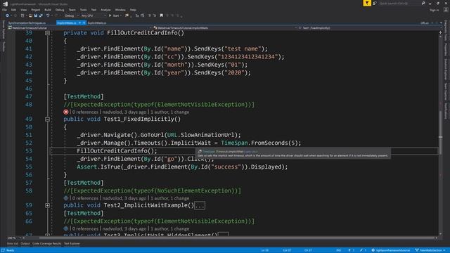Selenium Wait (NEW RELEASE 2018) - 2nd Example of Implicit Wait