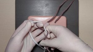 Хирургические узлы. Часть 16. Формирование сложной петли способом Ларина.