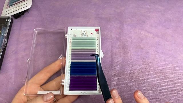 Наращивай со мной: ЦВЕТНЫЕ РЕСНИЦЫ?ТРЕНДОВАЯ схема + мои любимые фирмы цветных ресниц