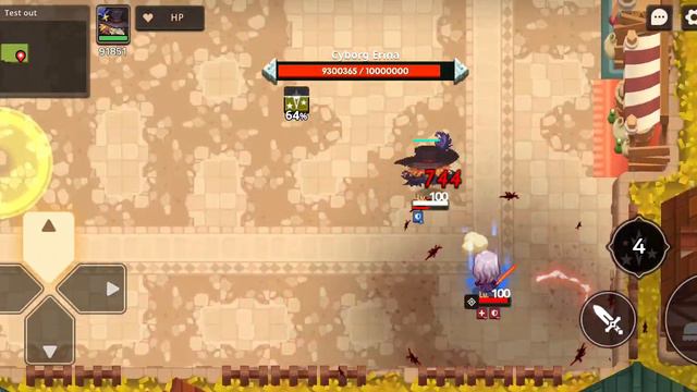 Guardian tales ❤️ Тест Боя Чумной доктор смотреть онлайн