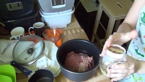 Мраморная говядина в собственном соку — мягкое мясо вкусный ужин