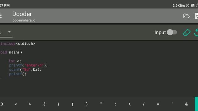 C PROGRAMMING PART-3/HOW TO INPUT VARIABLE IN C LANGUGE.