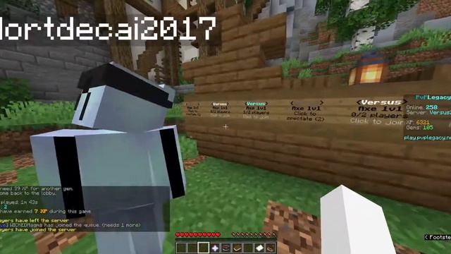 Minecraft PvP Legacy, but if I Lose, the Video Ends...