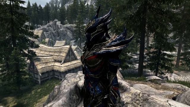 Skyrim Mod: Cool Blue Daedric Armor (PC/XBOX1) смотреть онлайн