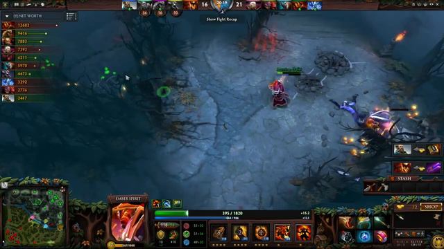 Miracle 9000 MMR Ember Spirit 2 DIVINE Dota 2 Gameplay смотреть онлайн