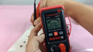 รีวิวดิจิตอลมัลติมิเตอร์ HABOTEST HT123