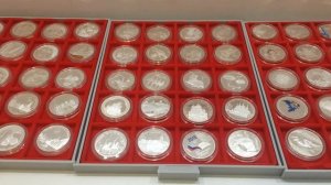 Коллекционирование памятных монет Банка России серебро ВИДЕО 2
