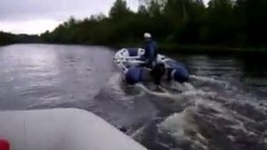 Ямаран F410 и Баджер 390 HD. Моторы Тохатсу MFS 18 4-х такт