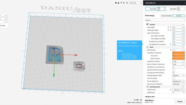 3D печать объемных световых букв