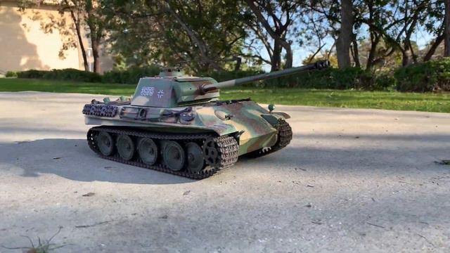 HENG LONG 1/16 RC GERMAN PANTHER G - TEST RUN смотреть онлайн