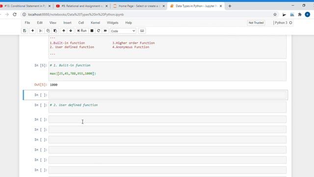 #21. User defined function and Built in function in Python | easy python tricks