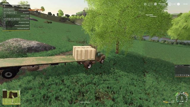 Farming Simulator 19. FS 19. карта НОВАЯ ЗЕЛЁНАЯ ДОЛИНА. ВЕСНА! СЫРЬЁ! №7 смотреть онлайн