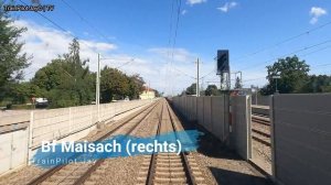 200 km/h Führerstandsmitfahrt IC: Augsburg Hbf - München Hbf | TrainPilot Jay©