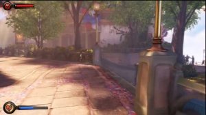 Bioshock Infinite - Welcome Center: Flip Coin Head or Tails Scene, Cops, Possession Ticket Taker PS