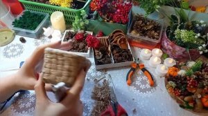 КРАСИВЫЕ КОРЗИНКИ ИЗ БРОСОВОГО МАТЕРИАЛА (МУСОРА). вторая жизнь.