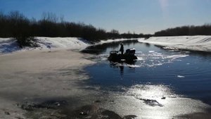 квадроцикл сокол 1.5 вода, лед