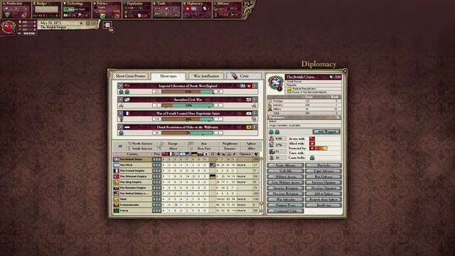 Victoria 2: Napoleon's Legacy - British Empire Reborn! #18 смотреть онлайн