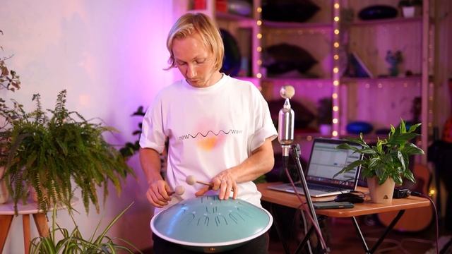 Как играть на глюкофоне New Wave 15 / Kosmosky / Урок игры: техники, ноты, аккорды и упражнения