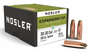 Пуля Nosler E-Tip 30/30 150gr/9.7грамм RN ВС-0.344