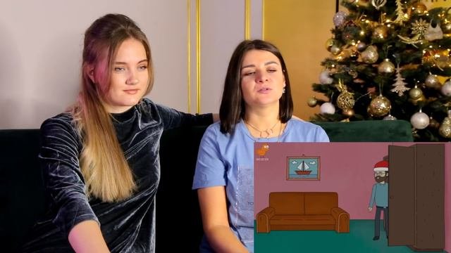Реакция девушек. КУПЛИНОВ И ПЕТРОВИЧ ПРАЗДНУЮТ НОВЫЙ ГОД |Анимация про Куплинова|. Реакция.