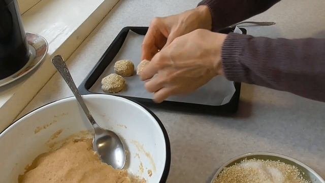 Рецепт полезного печенья на закваске. Цельнозерновое печенье.