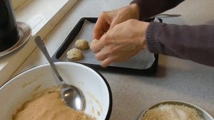 Рецепт полезного печенья на закваске. Цельнозерновое печенье.