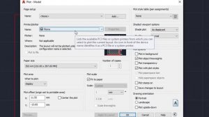 2D CAD Simple Plotting in AutoCAD 2020