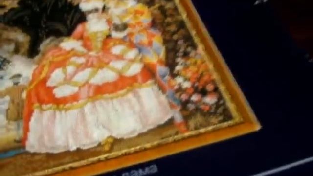 МУЗЕЙНАЯ КОЛЛЕКЦИЯ. СОМОВ "АРЛЕКИН И ДАМА". Обзор набора от Риолис. смотреть онлайн