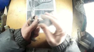 Навершие ножа из коровьего рога своими руками