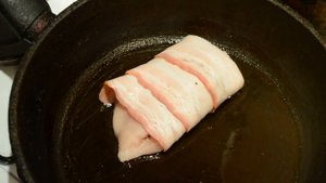 Куриная грудка с сыром и беконом в конверте