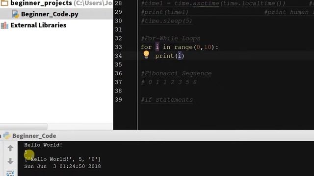 Live Coding Python Projects - For/While Loops Explained - Episode 7 смотреть онлайн