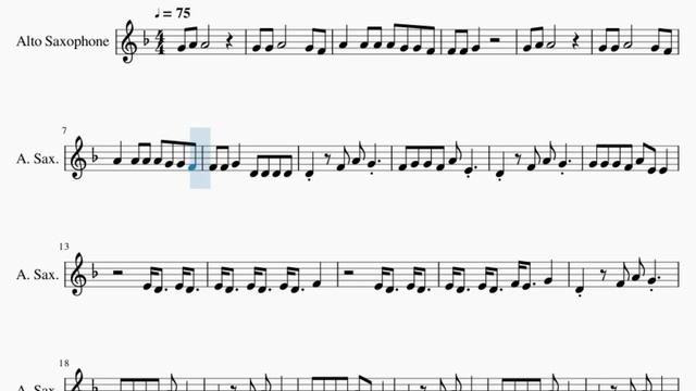 SUPER EASY Alto Sax Sheet Music: How to play Money by Lisa (Blackpink) смотреть онлайн