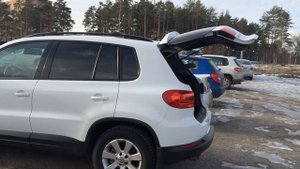 Открытие крышки багажника Тигуан с брелка