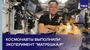 Космонавты выполнили эксперимент "Матрешка-Р"