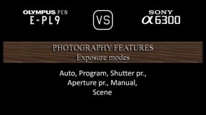 Olympus PEN E-PL9 vs. Sony A6300: A Comparison of Specifications