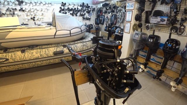 Лодочный мотор "GLADIATOR" 9.8 л.с. смотреть онлайн