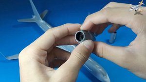 Сборка самолета Boeing 757-200, Звезда, 1/144/Assembly of the Boeing 757-200 aircraft, Zvezda, 1/14