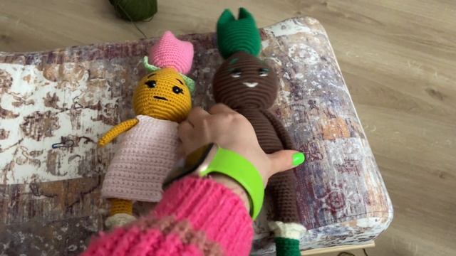 Вязально-спортивные выходные. Лягушонок спицами по описанию Клэр Гарланд. 18,5 км на велосипеде.