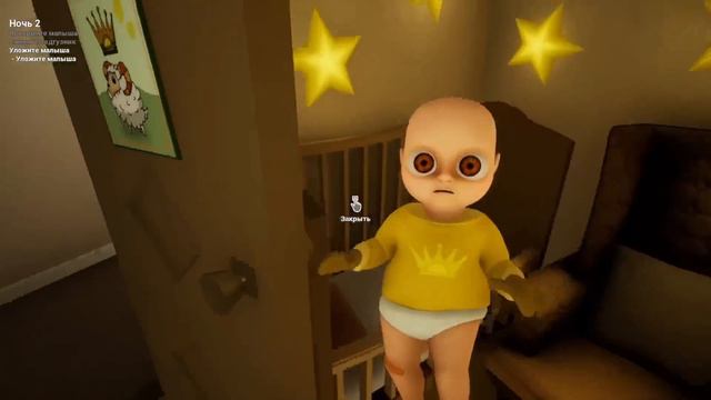 ПОЛ ЭТО ЛАВА ?! КАК СПАСТИ ЛЫСЫХ ?! ИГРА The Baby In Yellow смотреть онлайн