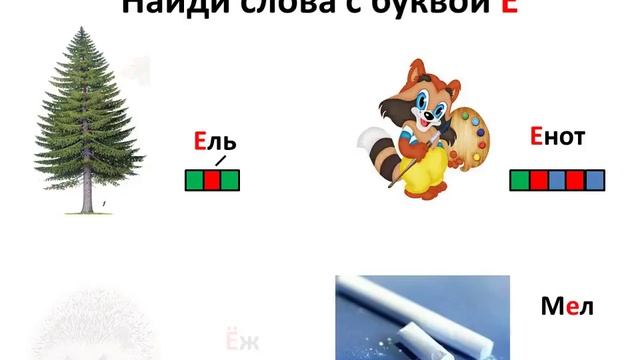 Русский язык, 1класс - буква Ее